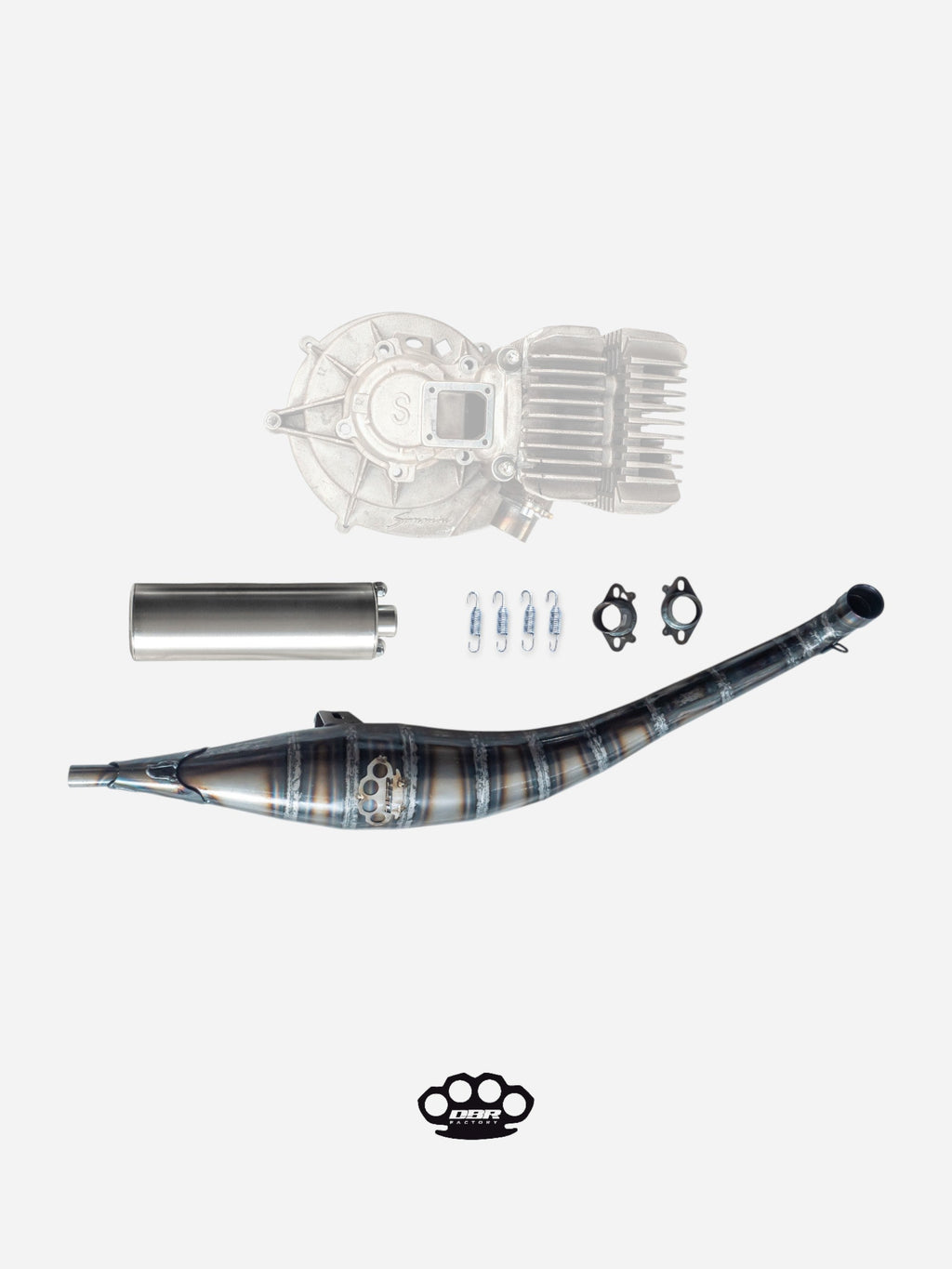 Marmitta GP01 per Simonini 4P - Gruppi Termici Scooter - DBR Factory