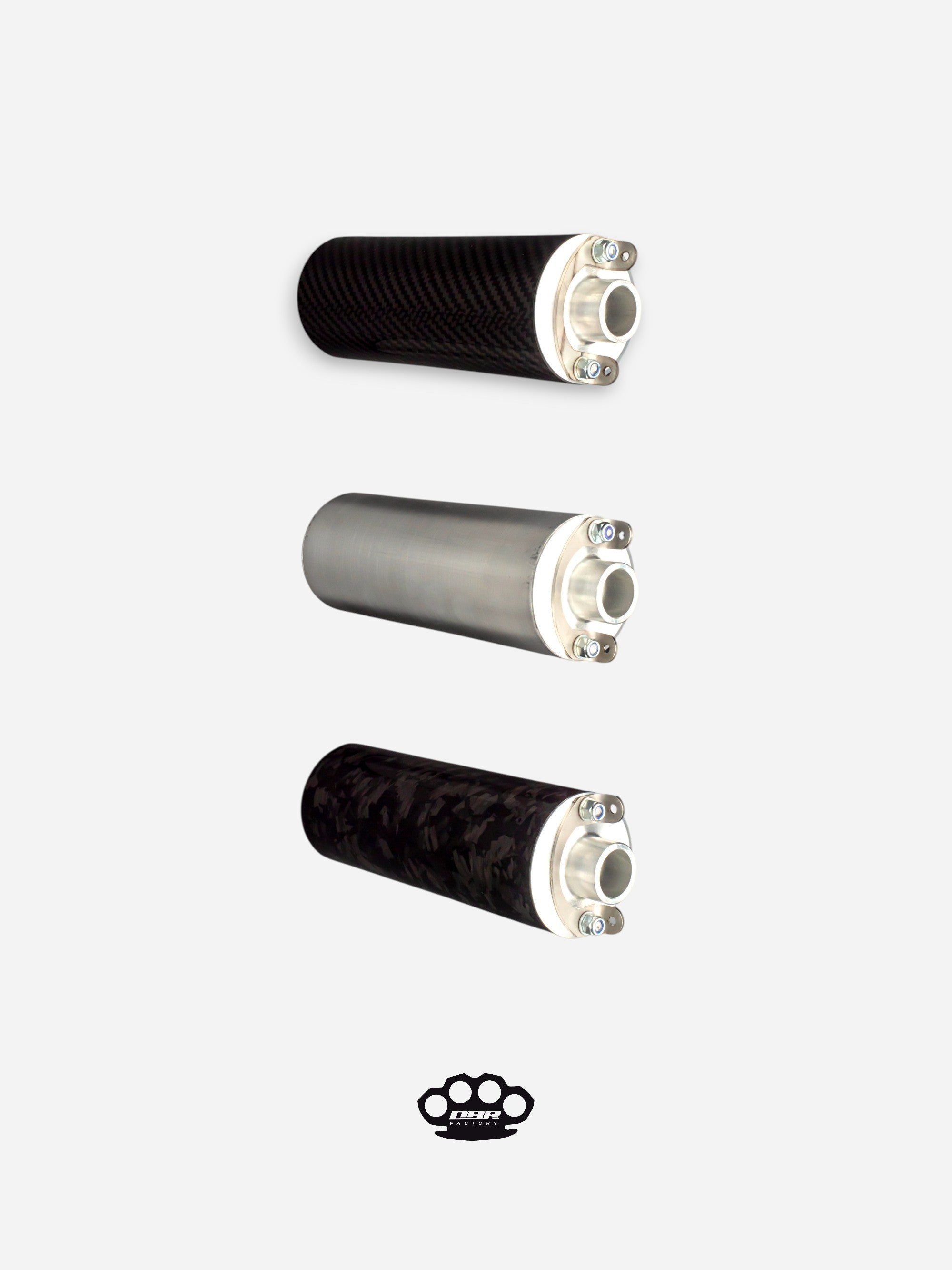 Silenziatore Universale Moped - Ø19 / Ø20 - L. 150mm / 190mm - DBR Factory