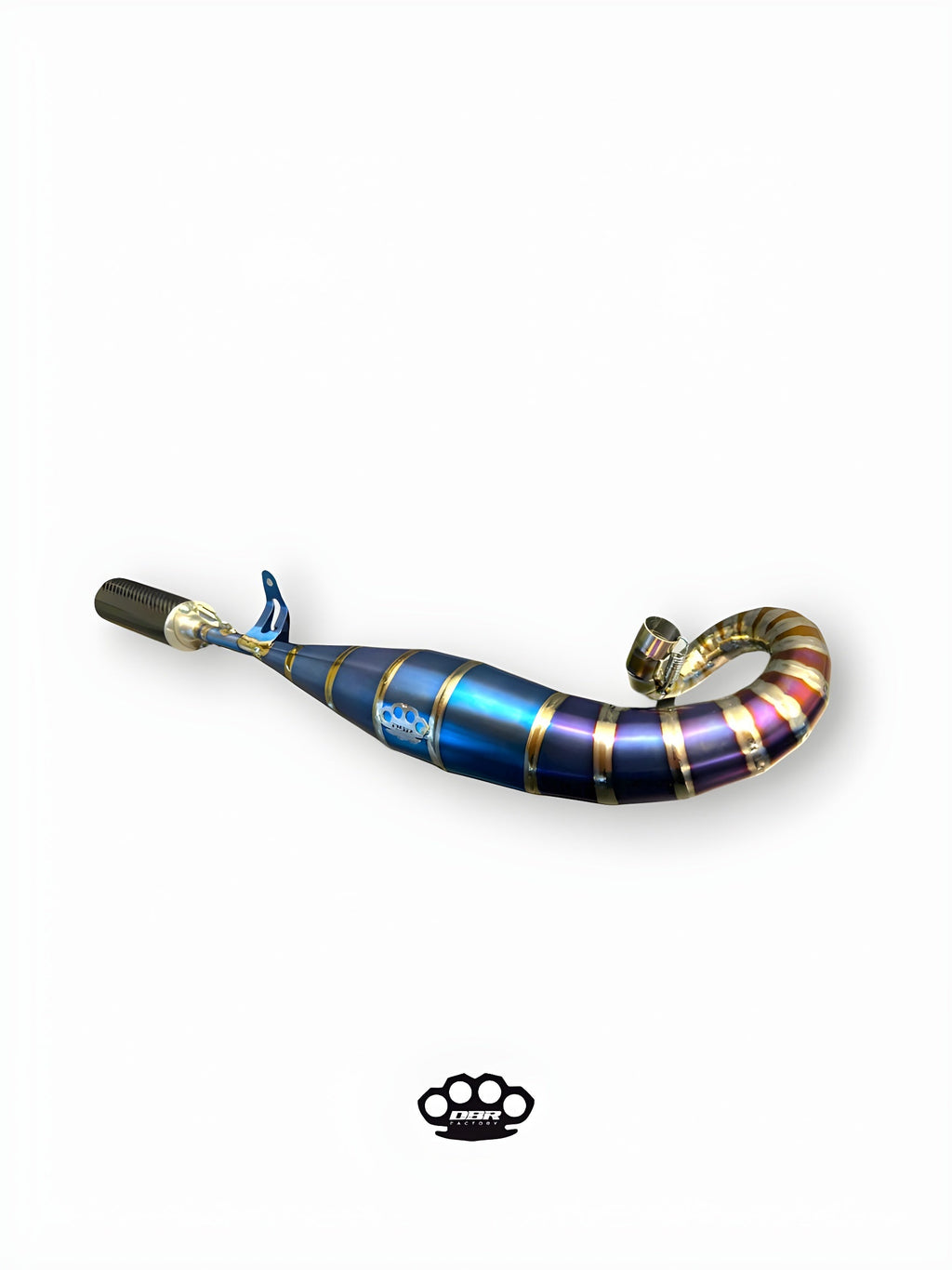 Marmitta Titanio GP04 Multicolor - Piaggio e Gilera - DBR Factory
