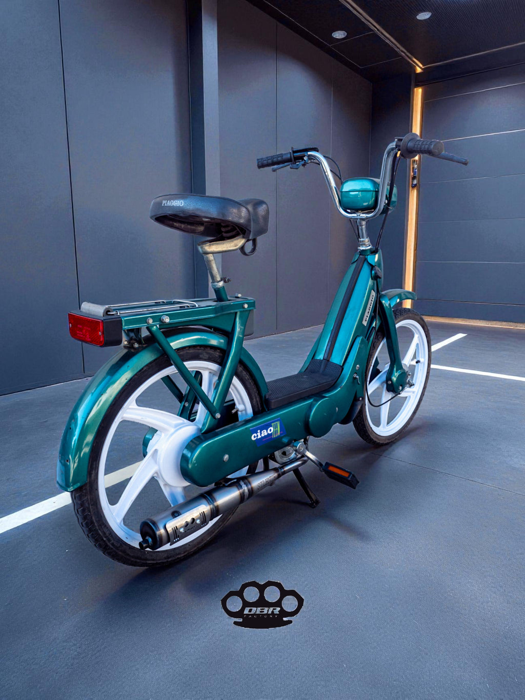 Marmitta Silente Ø22 - Piaggio e Gilera - DBR Factory