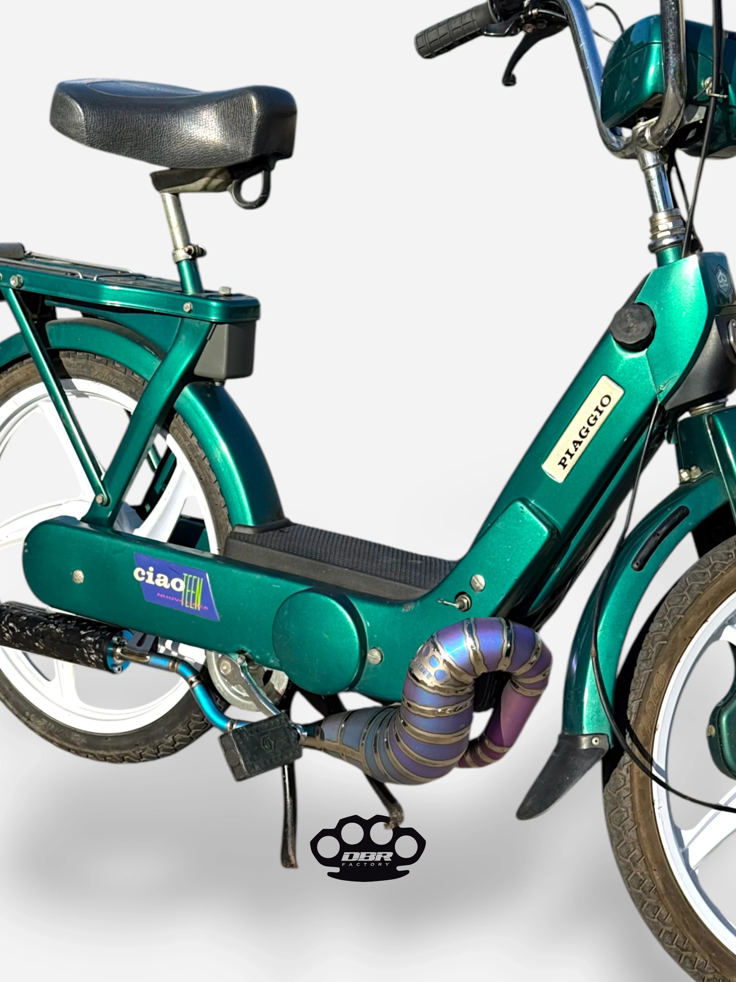 Marmitta Titanio Wyvern Multicolor - Piaggio e Gilera - DBR Factory