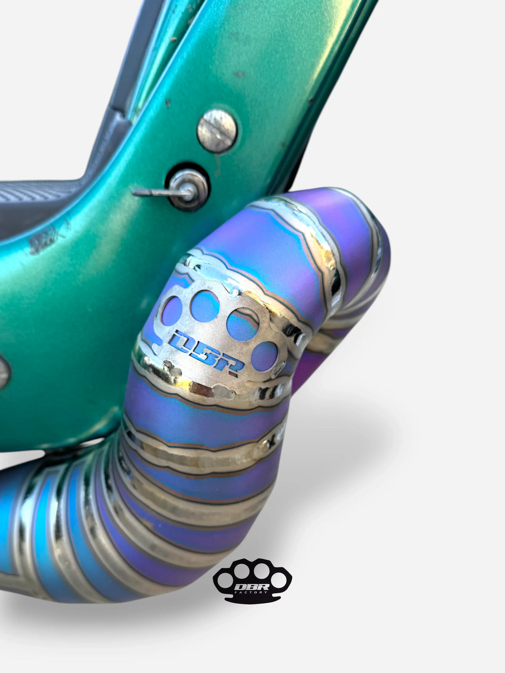 Marmitta Titanio Wyvern Multicolor - Piaggio e Gilera - DBR Factory