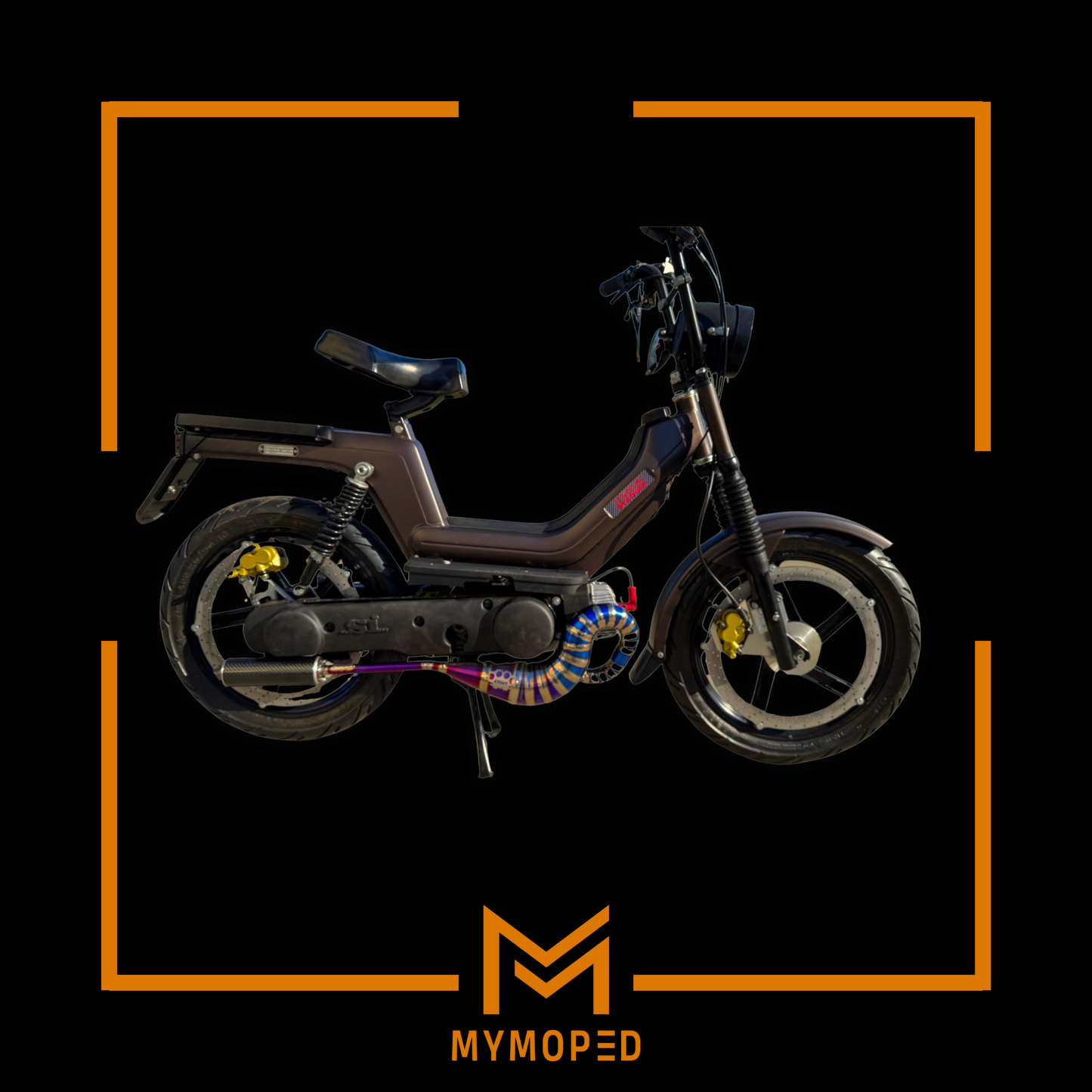 Scarico DBR Wyvern Titanium Multicolor - MyMoped