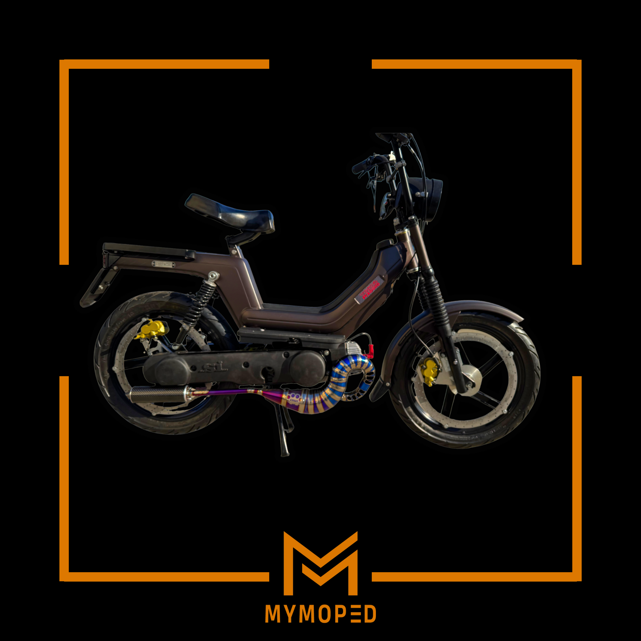 Scarico DBR Wyvern Titanium Multicolor - MyMoped