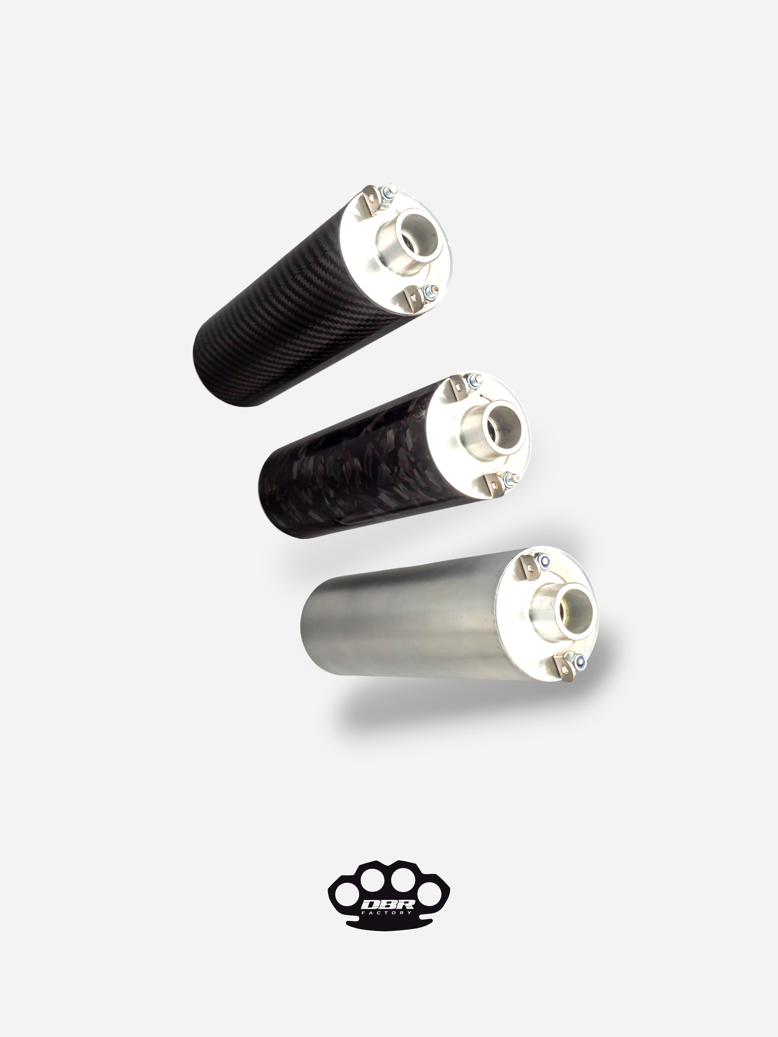 Silenziatore Universale Moped - Ø19 / Ø20 - L. 150mm / 190mm - DBR Factory