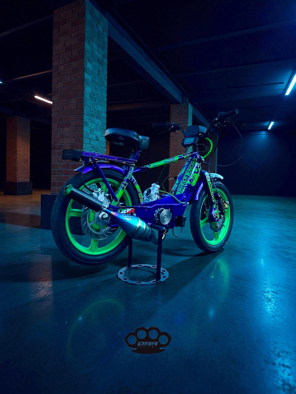 Moped 4P - Motore Artigianale 70cc ad Aria Forzata - Piaggio e Gilera - DBR Factory